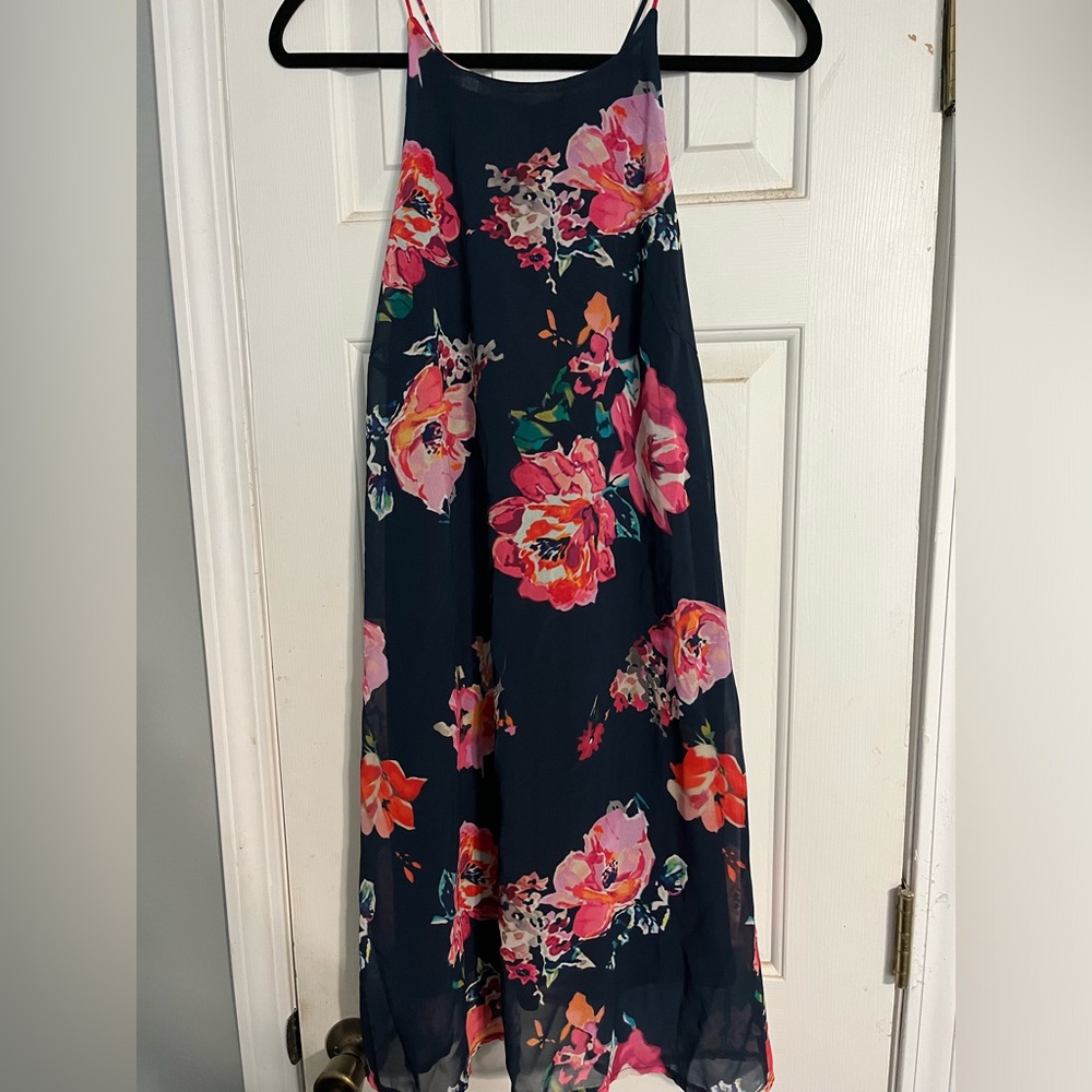 Large floral dress